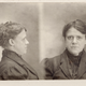 Bertillon card and mugshot